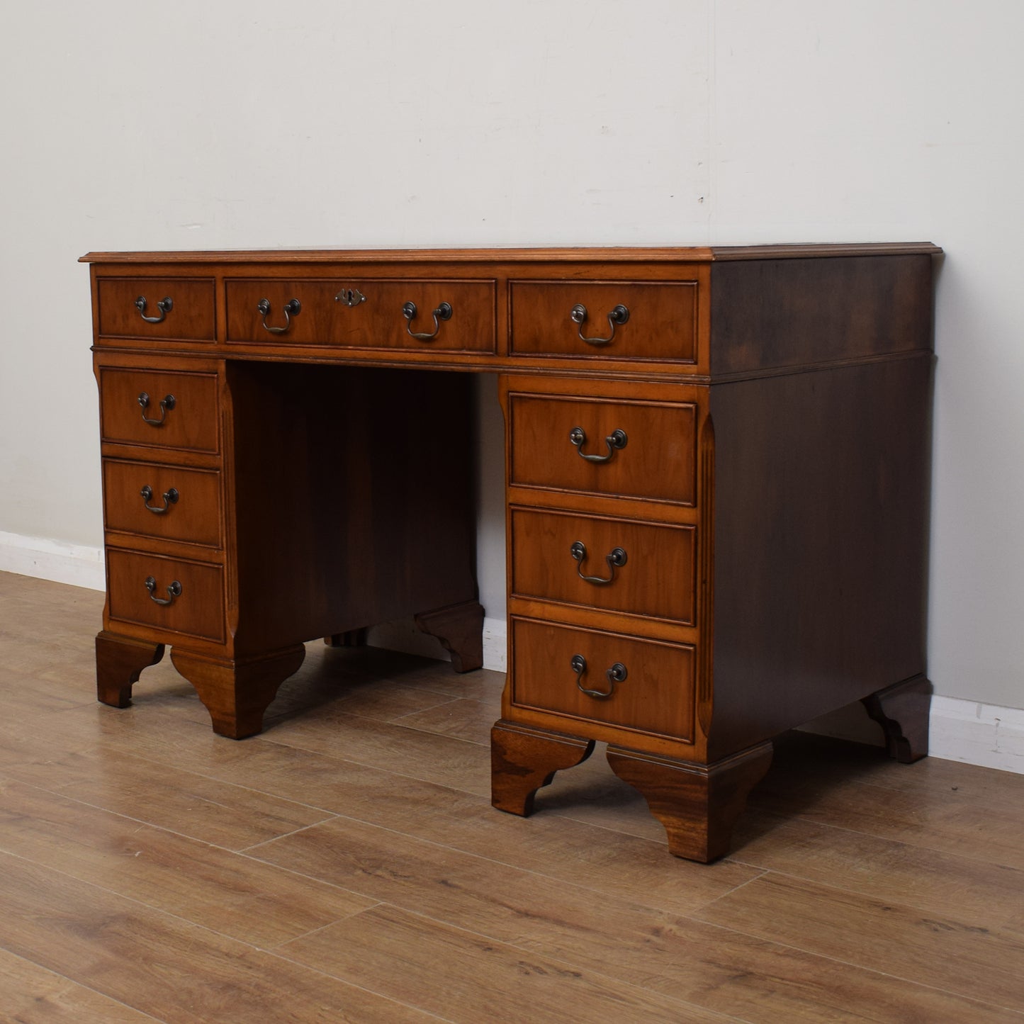 Vintage Leather Top Desk