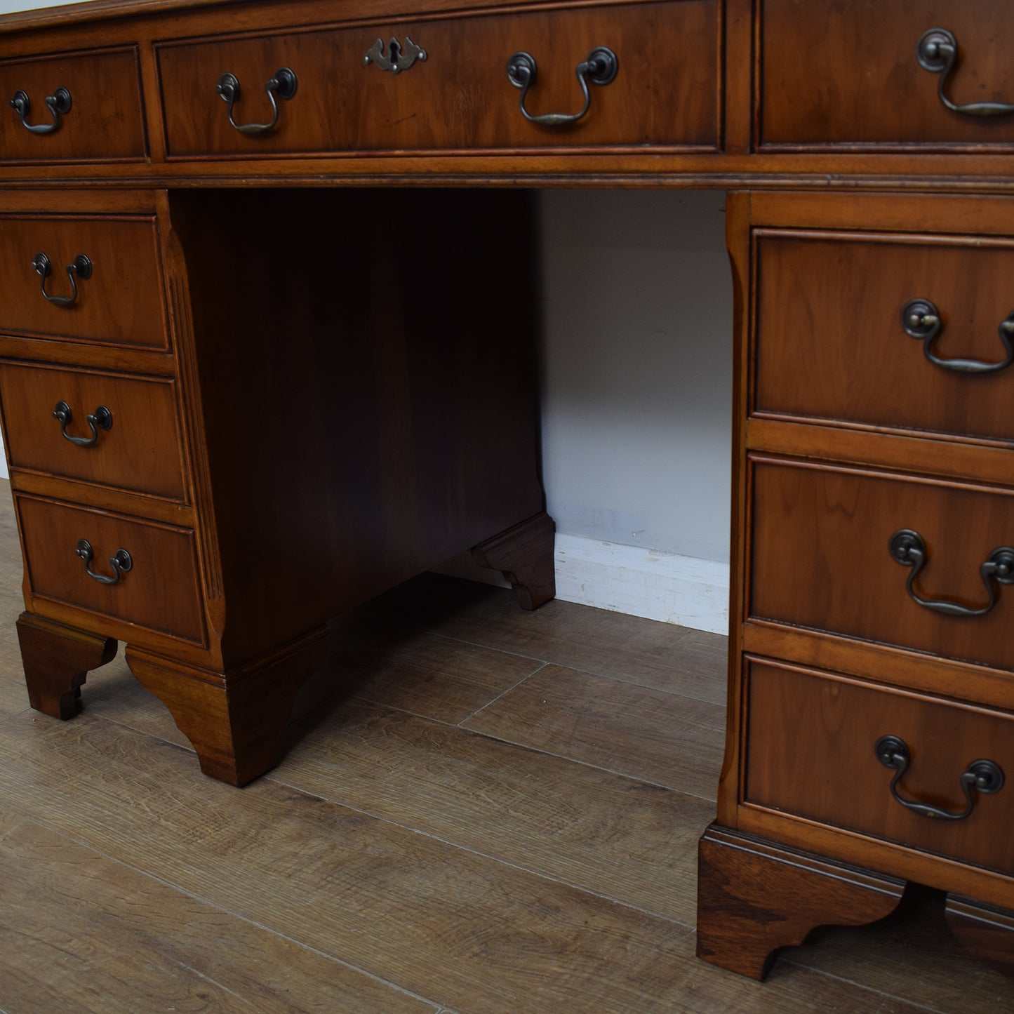 Vintage Leather Top Desk