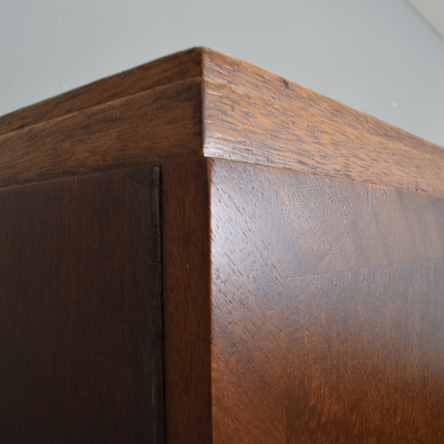 Restored Walnut Veneer Wardrobe