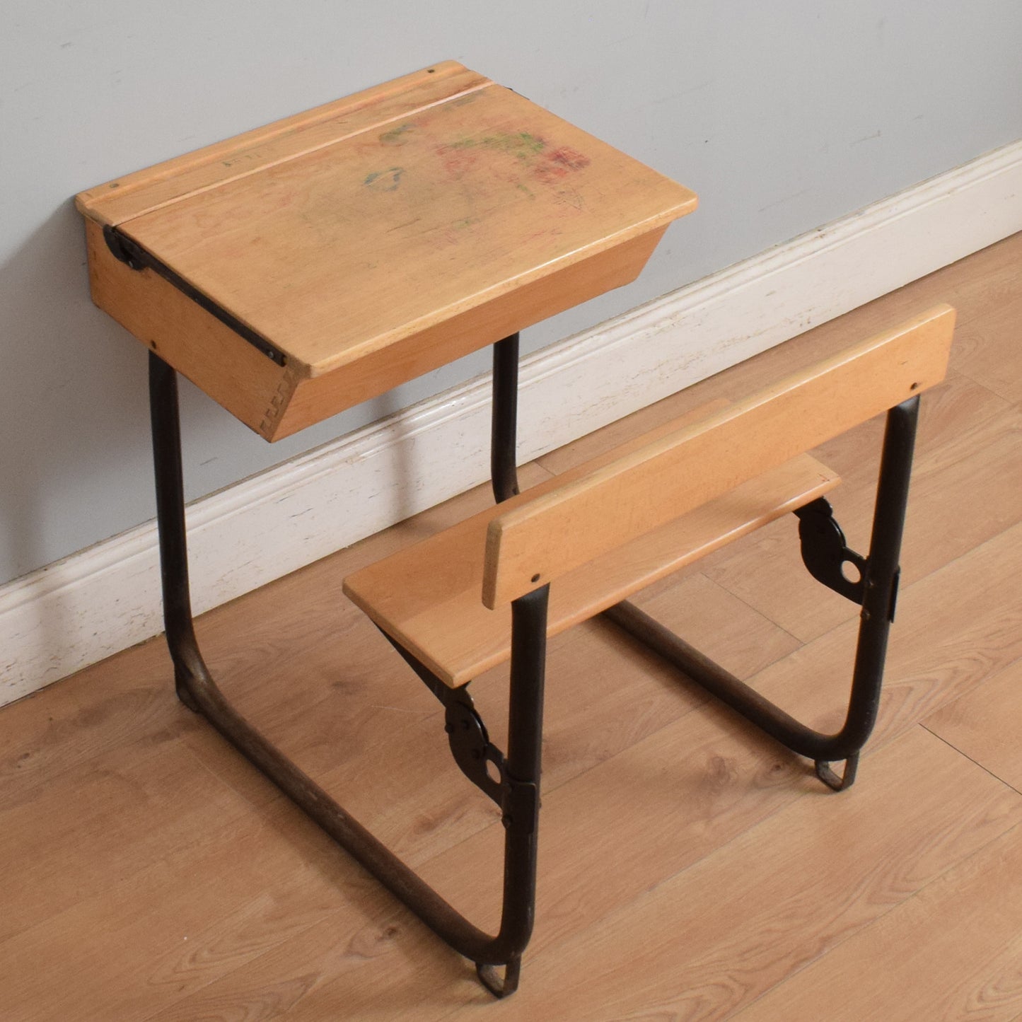 Pine School Desk