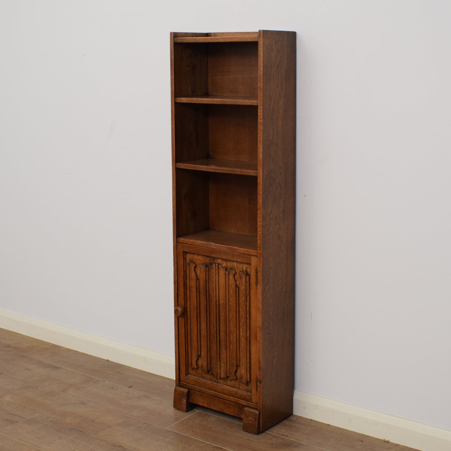Slim Oak Bookcase