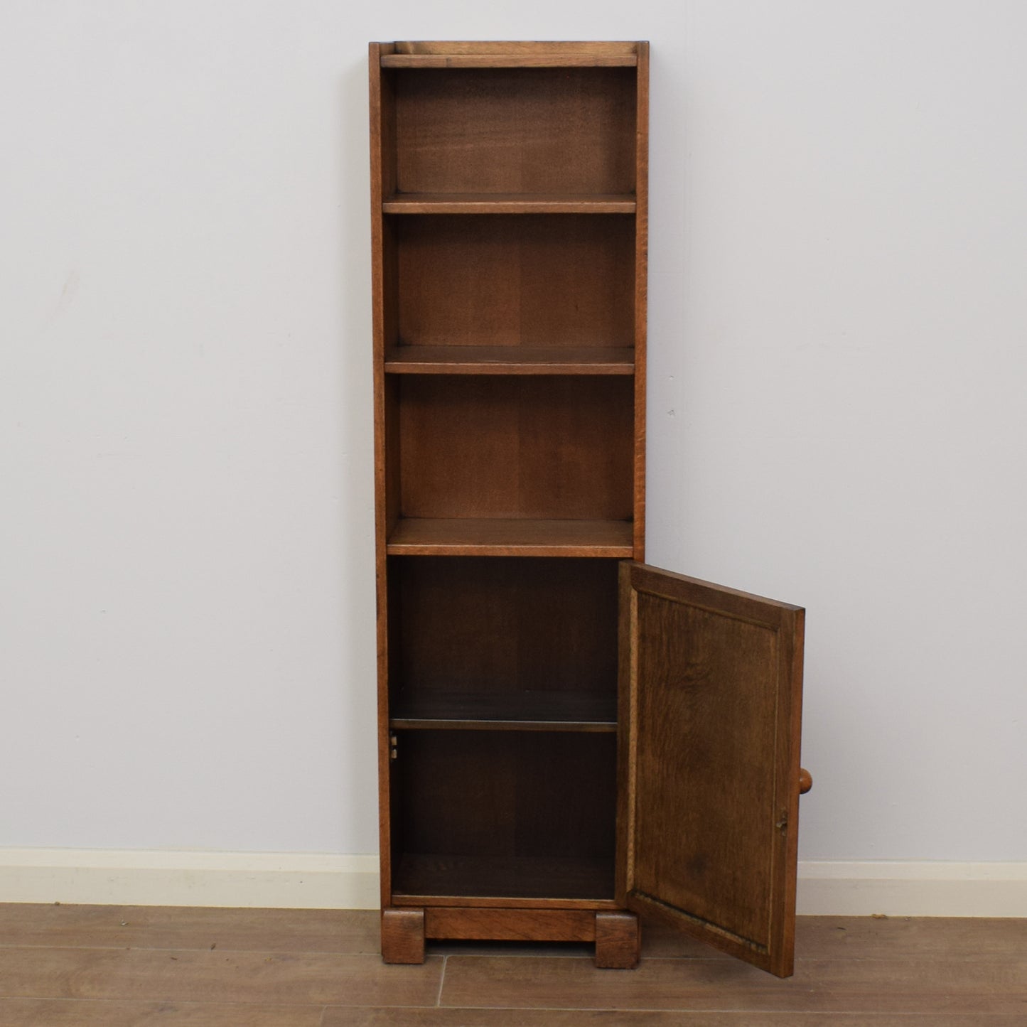 Slim Oak Bookcase