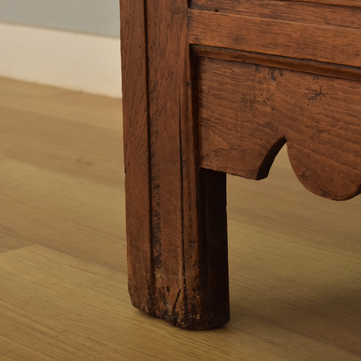 Large Carved  Blanket Box