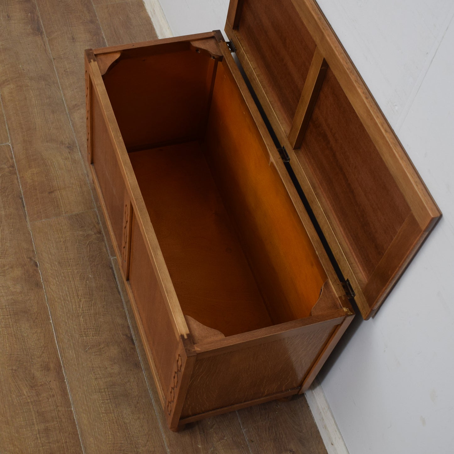 Restored Oak Blanket Box
