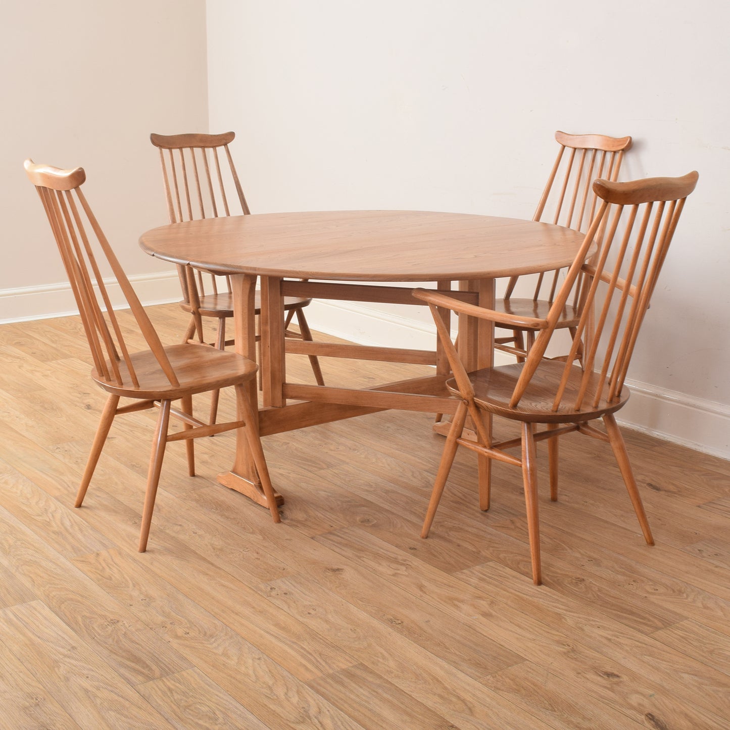 Ercol Table And Four Chairs