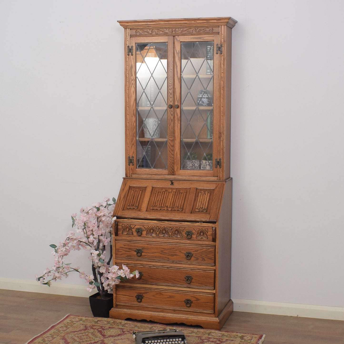 Old Charm Bureau Bookcase