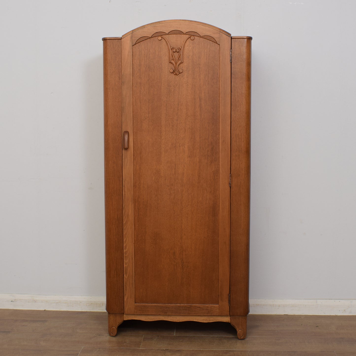 Oak Veneer Hall Wardrobe