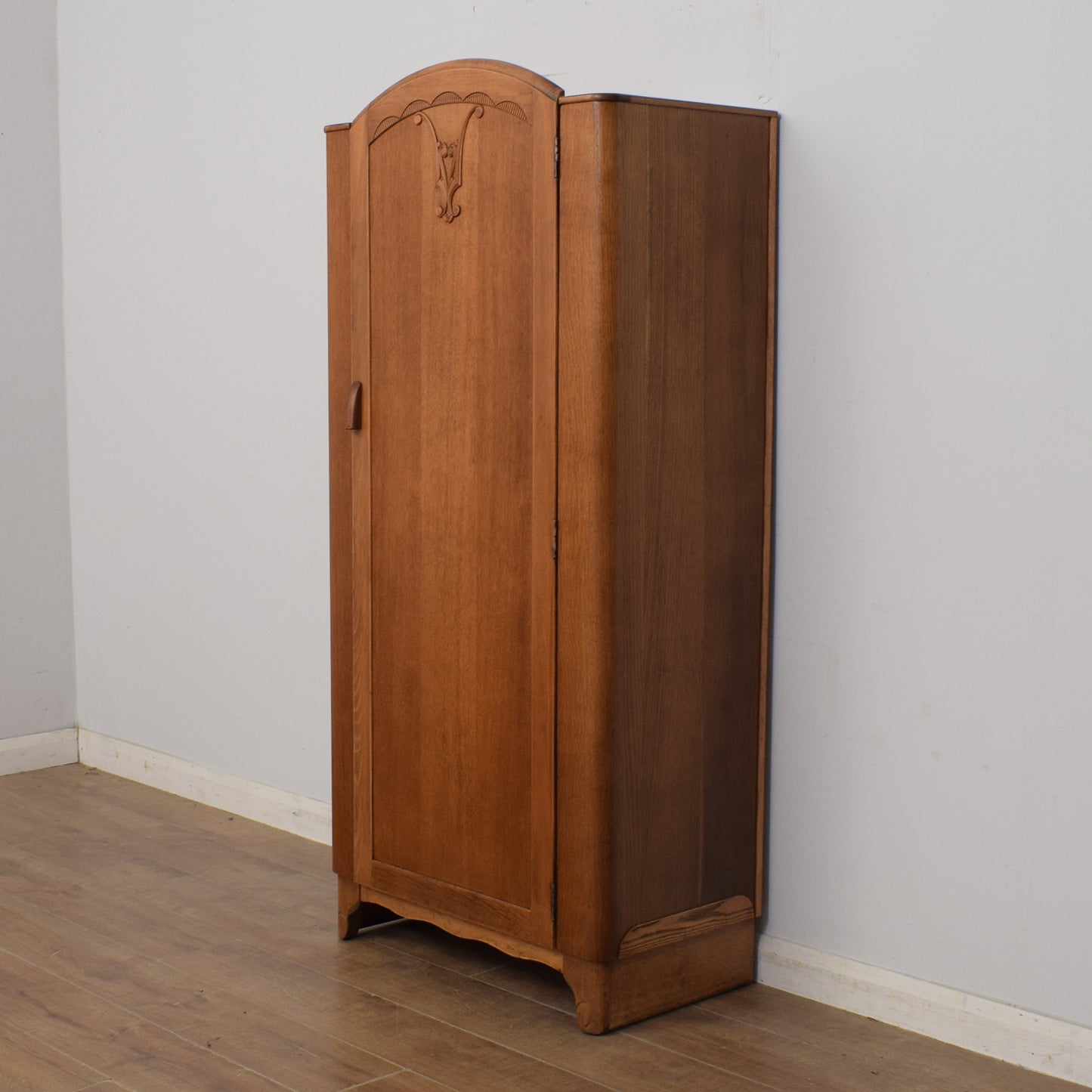 Oak Veneer Hall Wardrobe