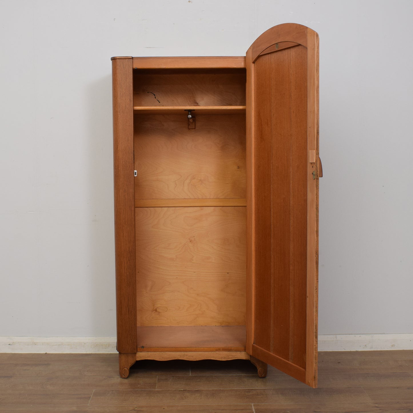 Oak Veneer Hall Wardrobe