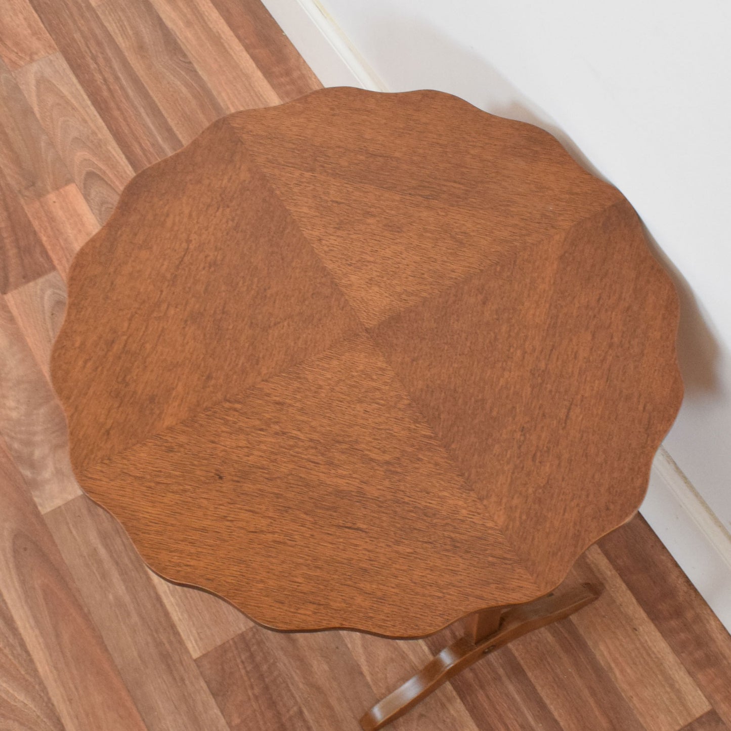 Tilt Top Oak Side Table