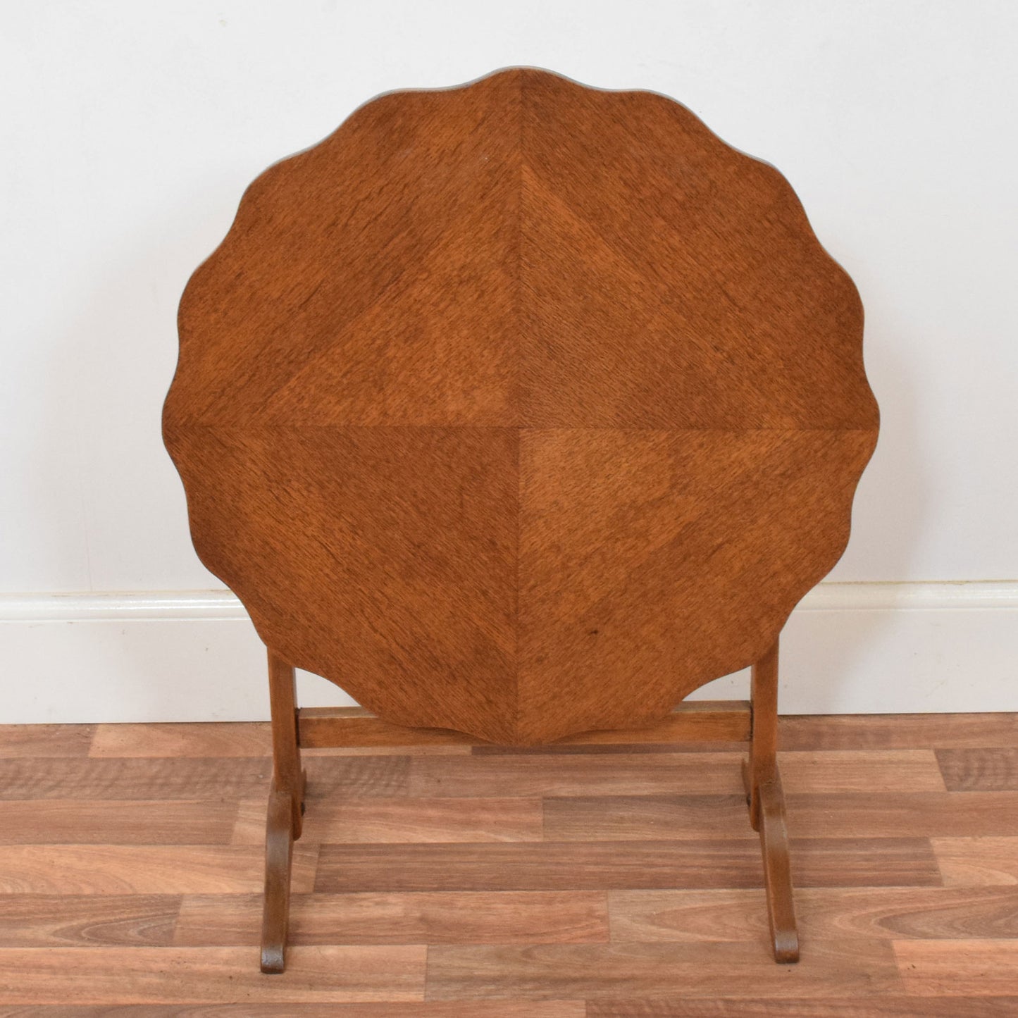 Tilt Top Oak Side Table