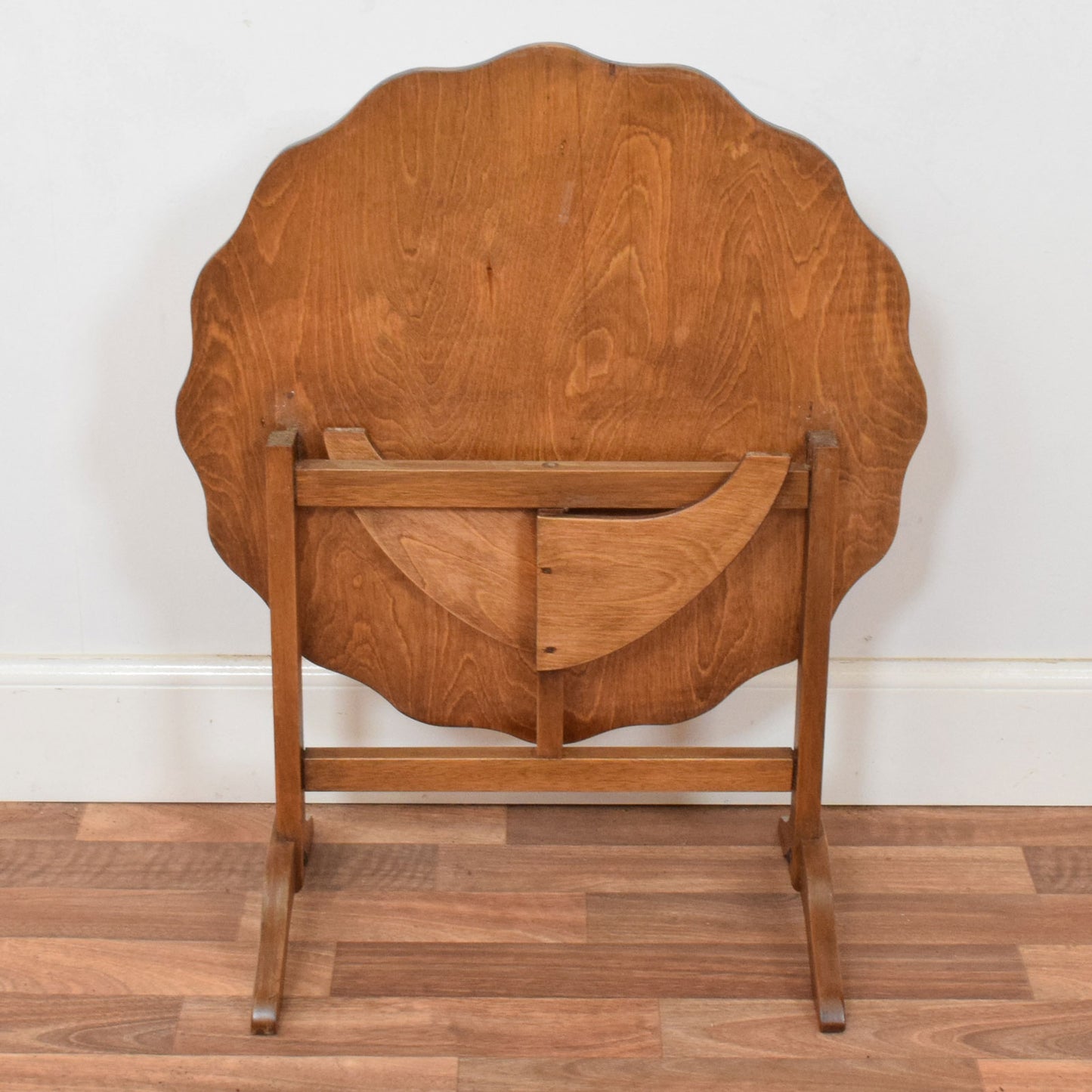 Tilt Top Oak Side Table