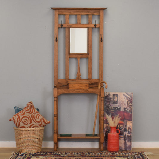Restored Oak Hallstand