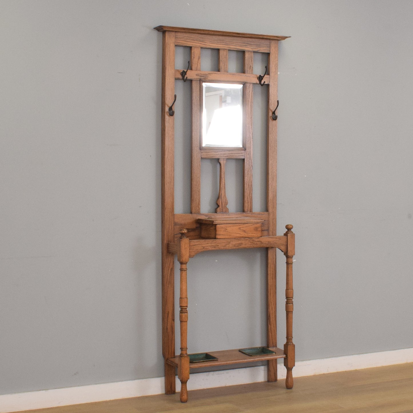 Restored Oak Hallstand