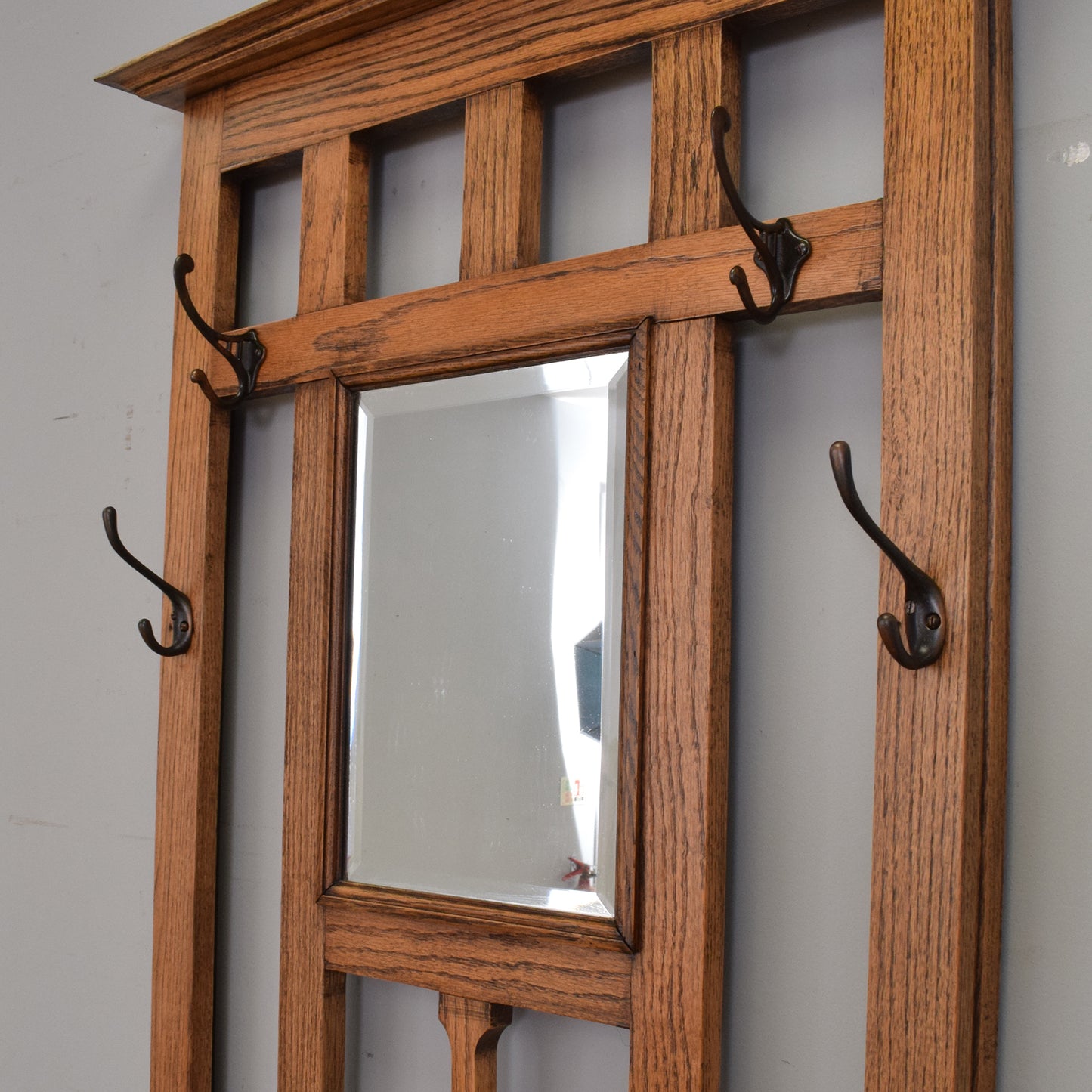 Restored Oak Hallstand