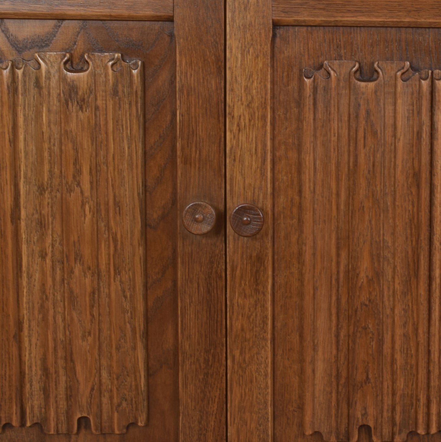 Oak Linenfold Sideboard