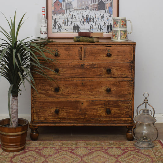 Antique Pine Chest of Drawers