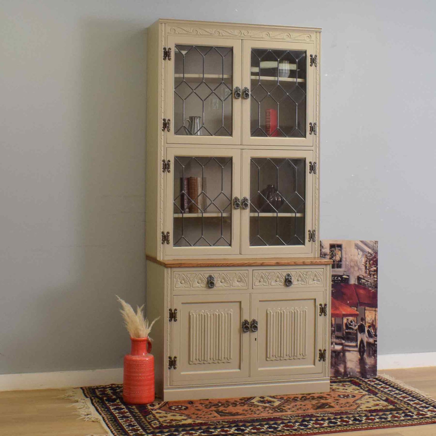 'Old Charm' Painted Display Dresser