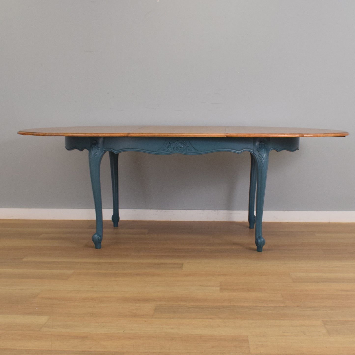 Painted French Table and Six Chairs