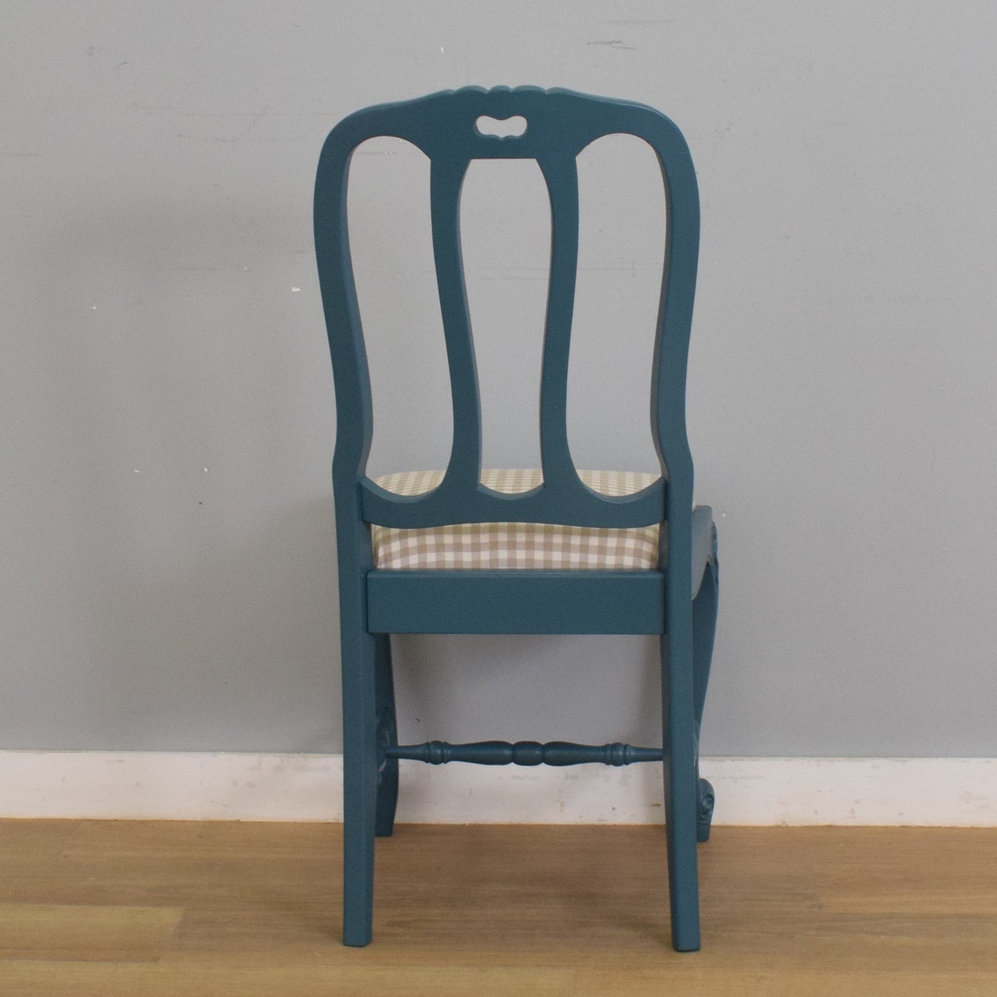 Painted French Table and Six Chairs