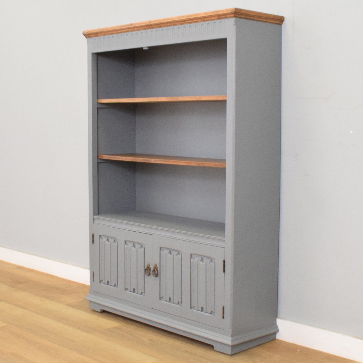 Painted Oak Bookcase