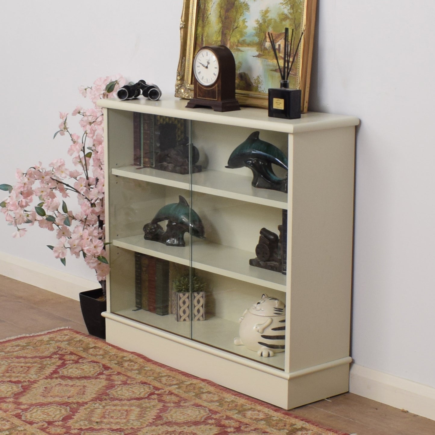 Painted Glazed Bookcase
