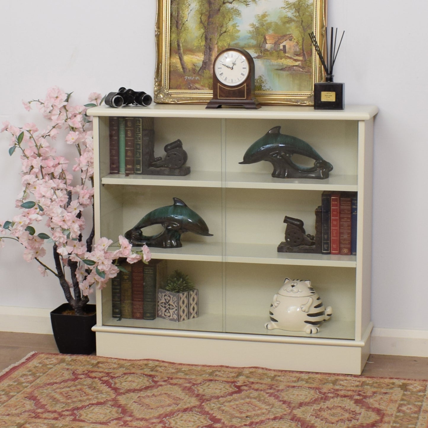 Painted Glazed Bookcase