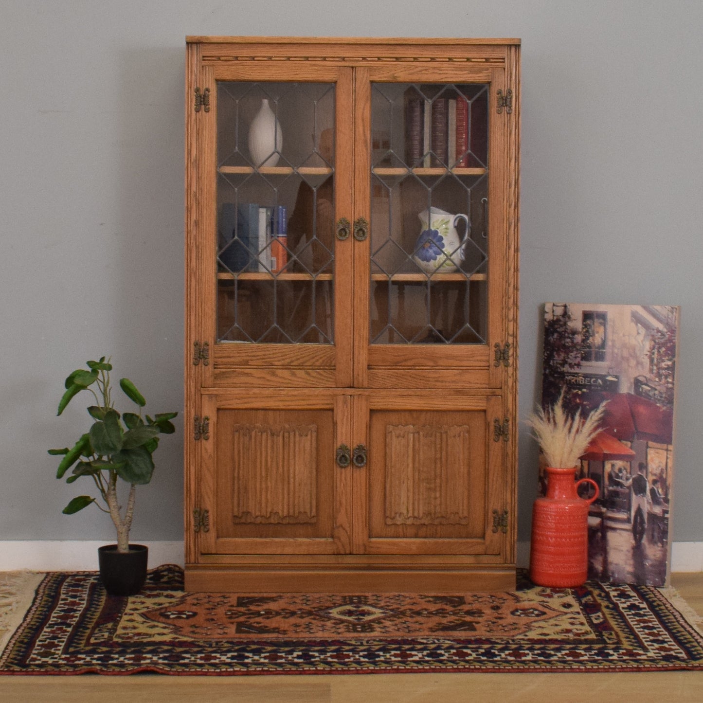 'Old Charm' Glazed Display Cabinet