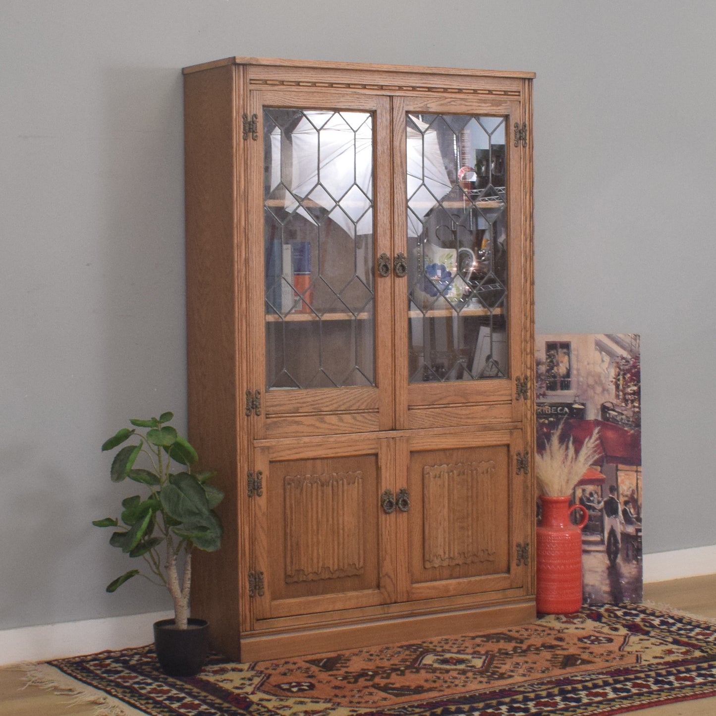 'Old Charm' Glazed Display Cabinet