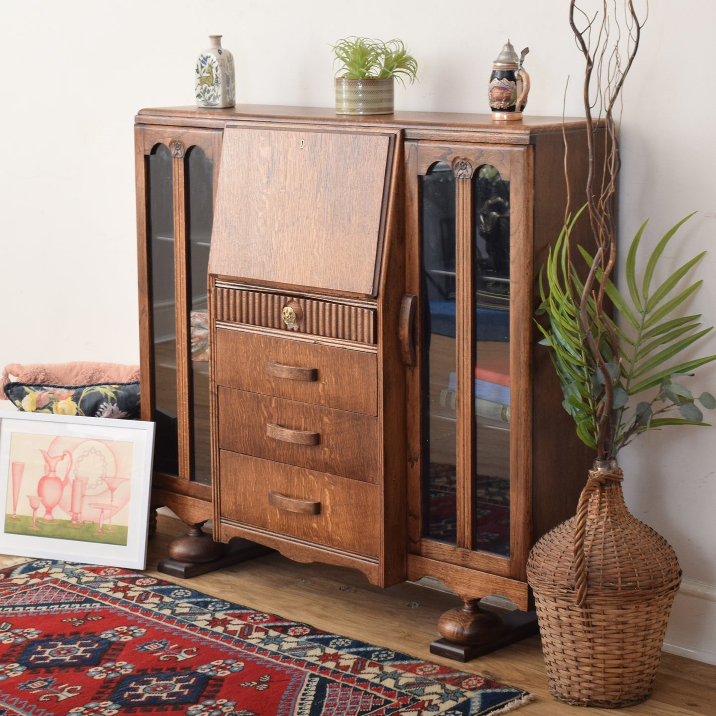 Side By Side Bureau Bookcase