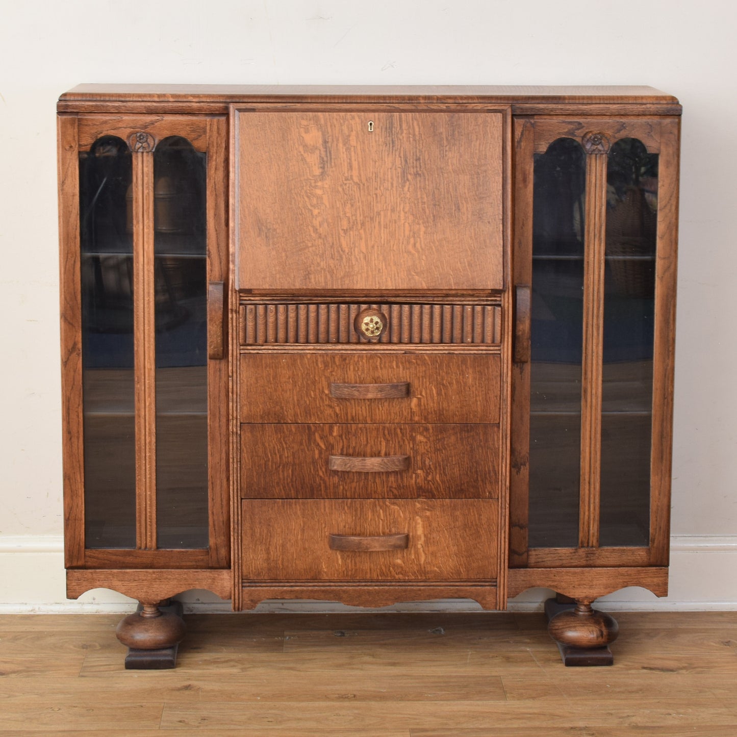 Side By Side Bureau Bookcase