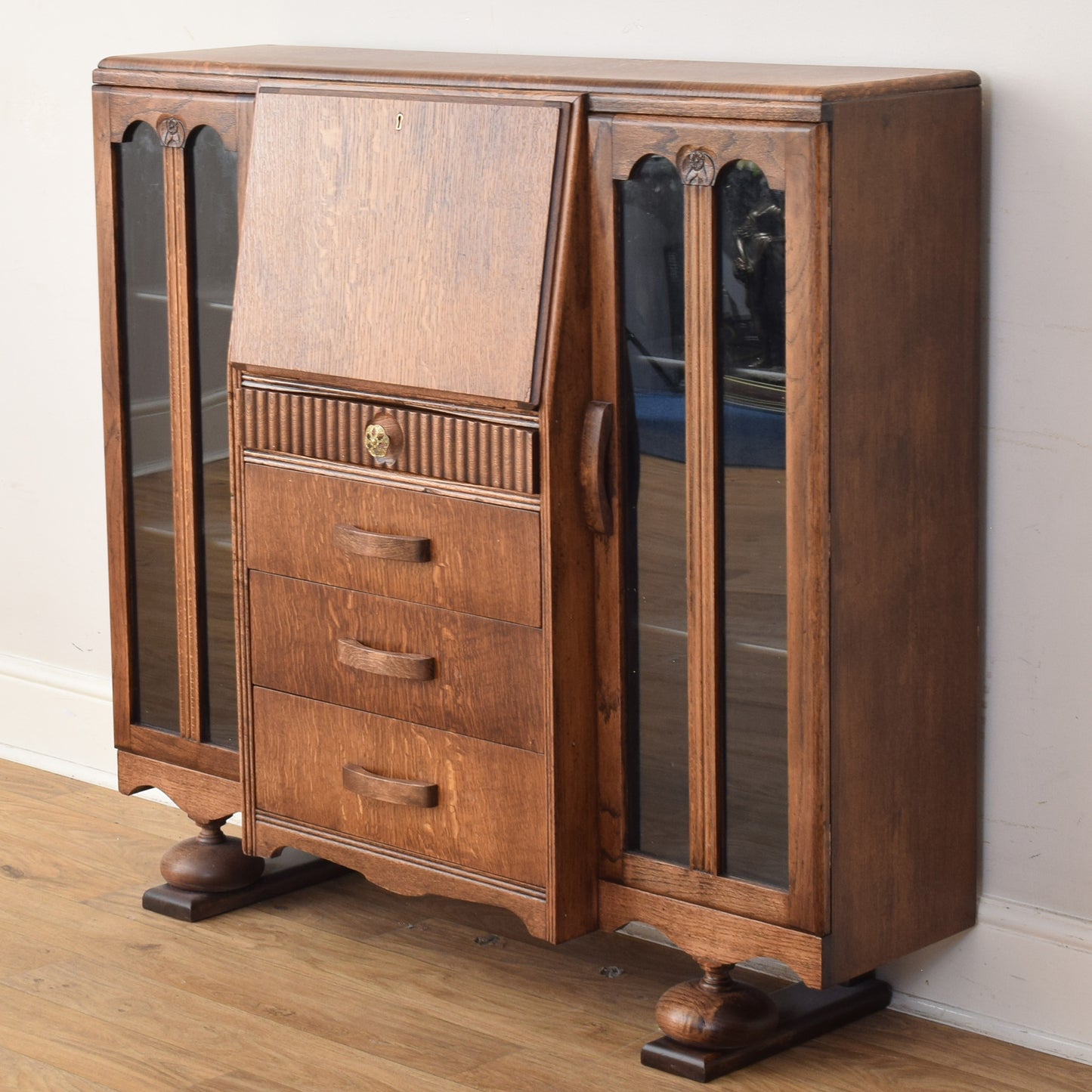 Side By Side Bureau Bookcase