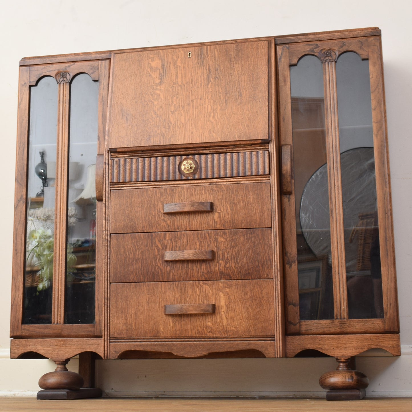 Side By Side Bureau Bookcase