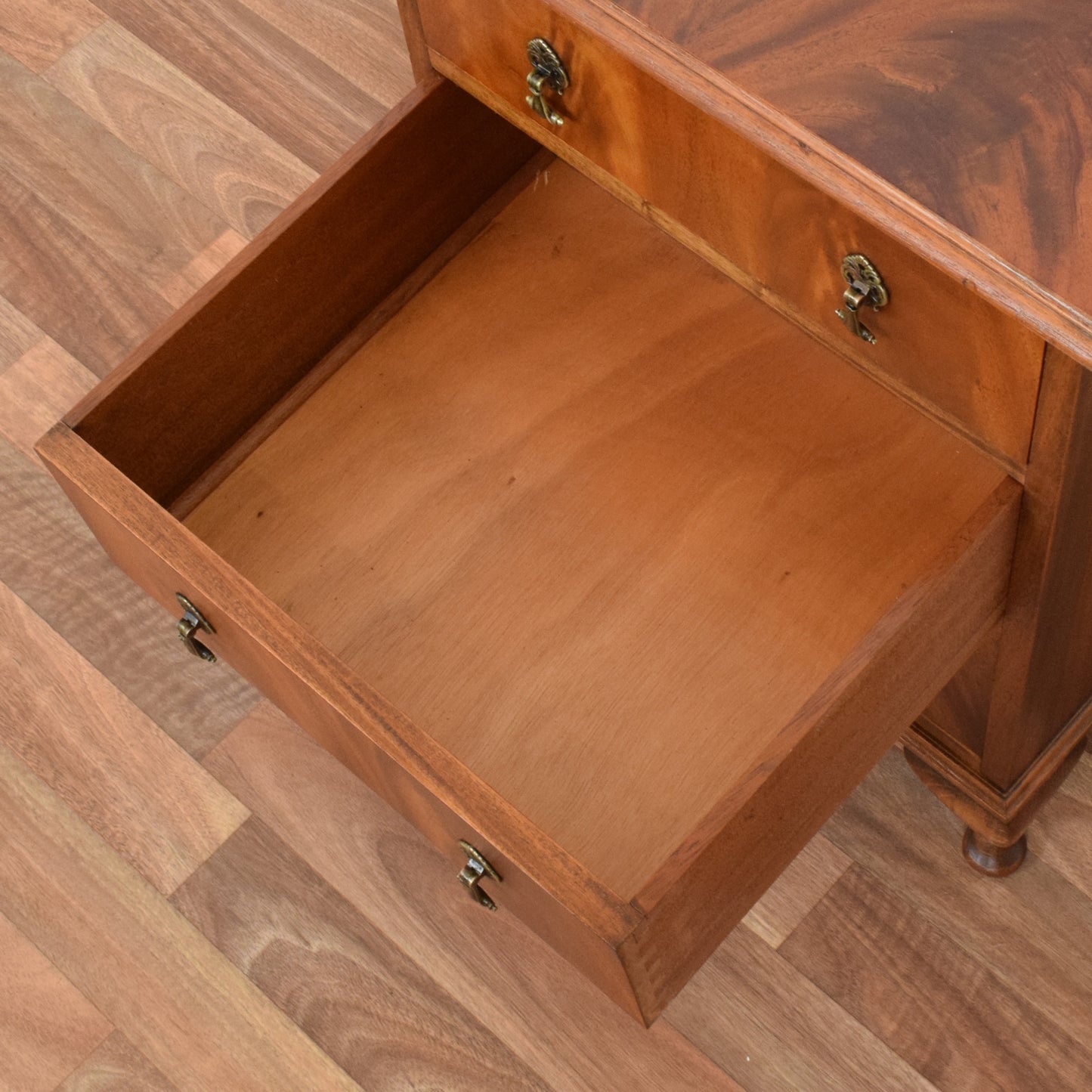 Flamed Mahogany Bedside