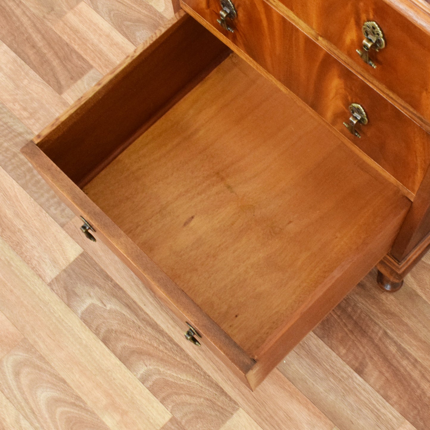 Flamed Mahogany Bedside