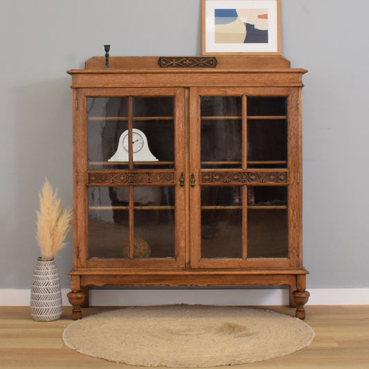 Oak Display Bookcase