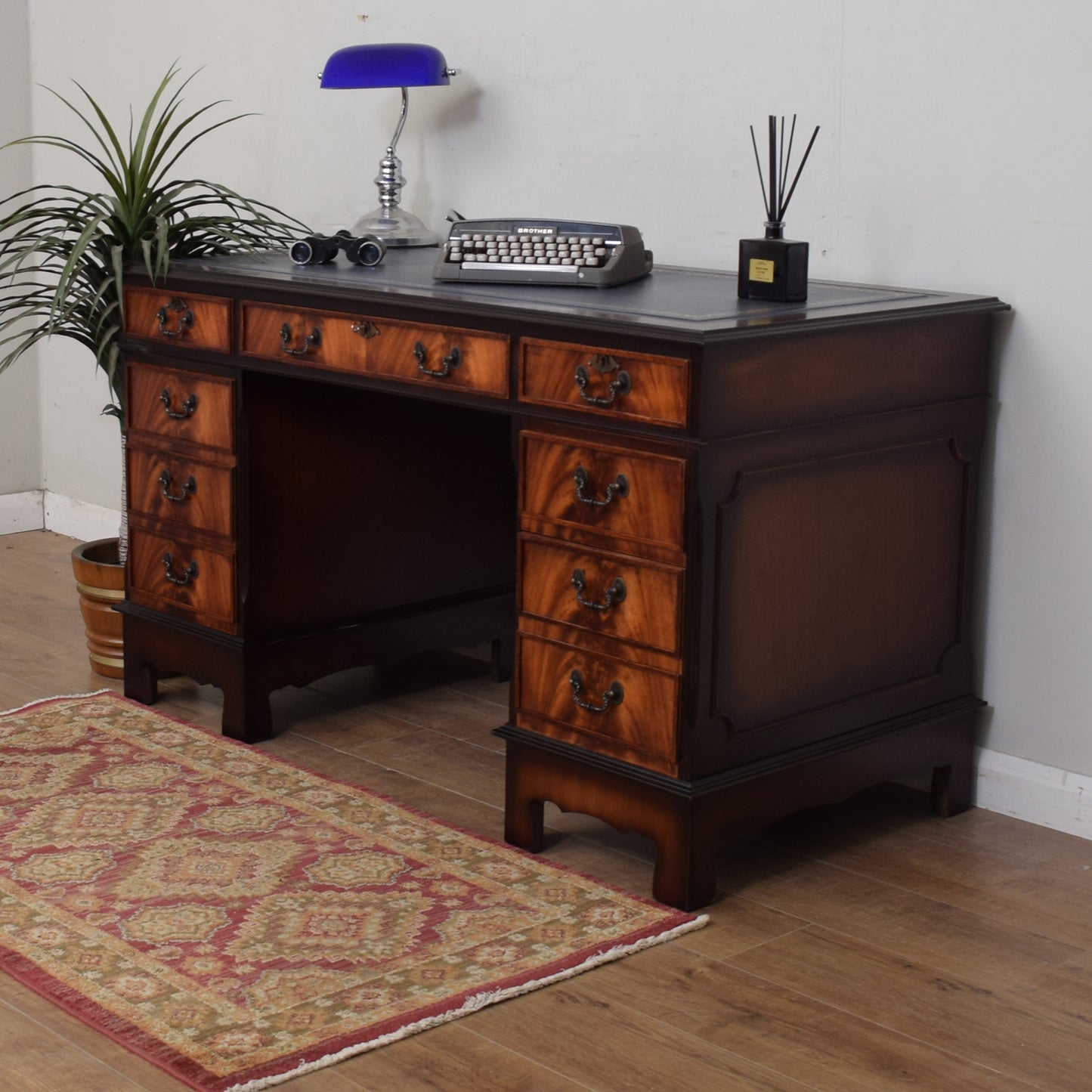 Restored Pedestal Desk