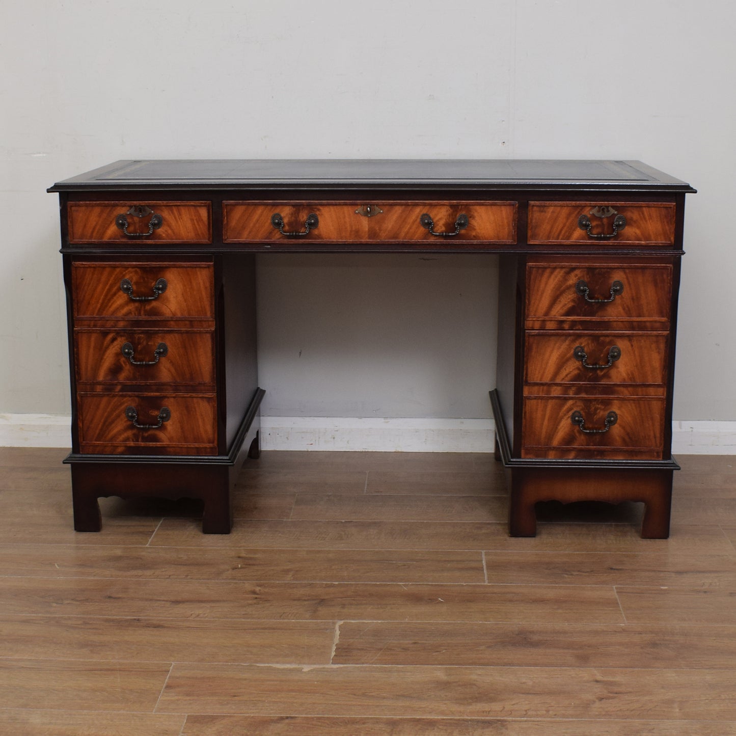 Restored Pedestal Desk