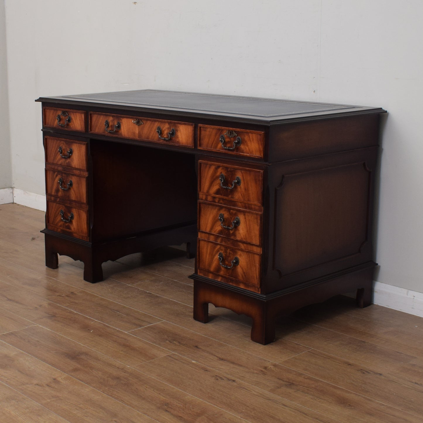 Restored Pedestal Desk