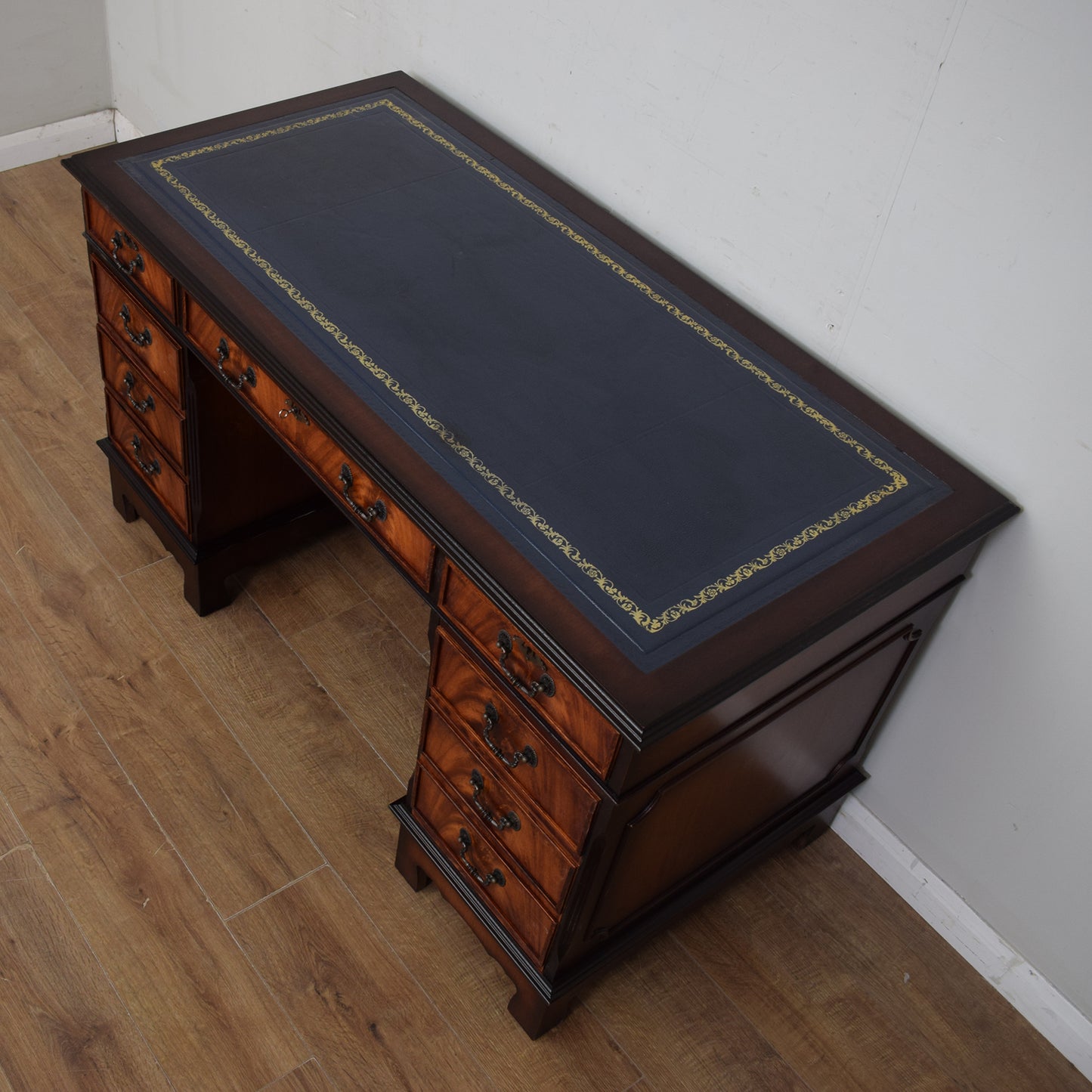 Restored Pedestal Desk