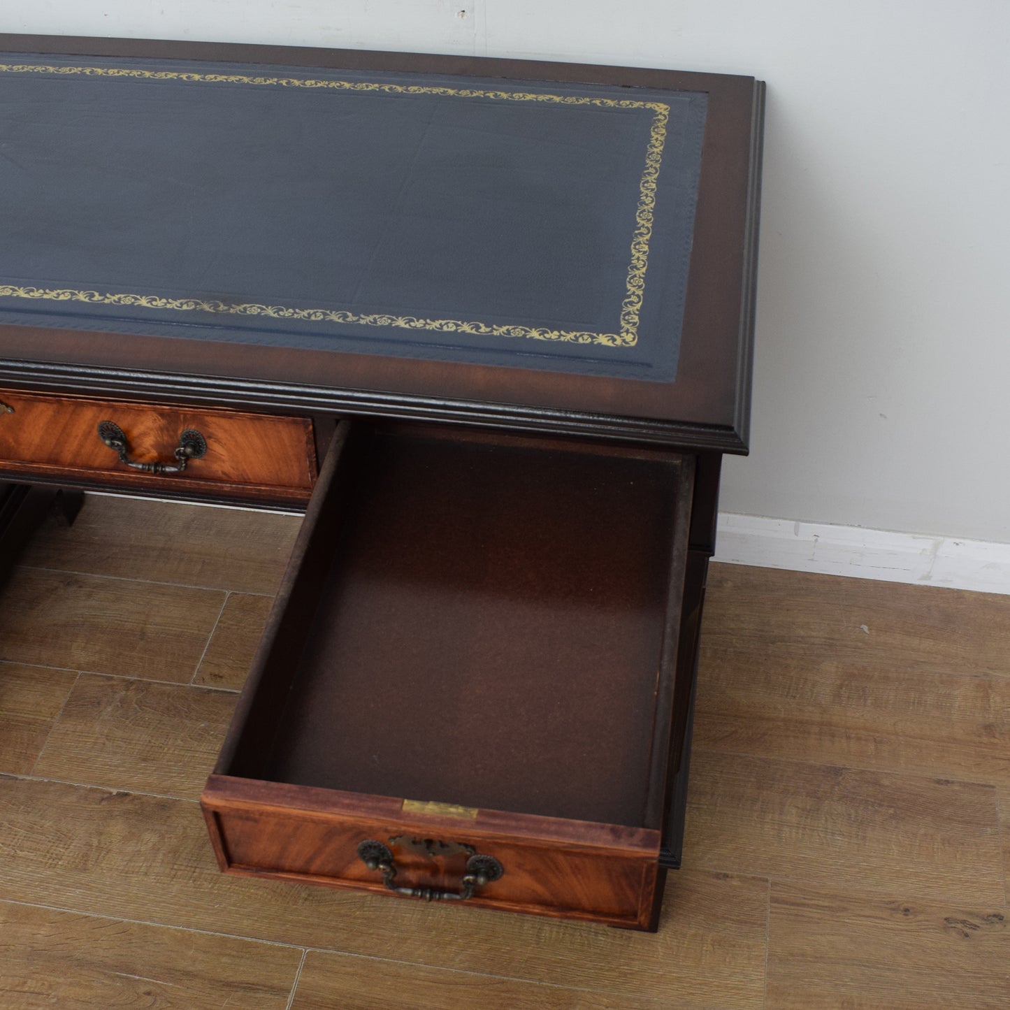 Restored Pedestal Desk