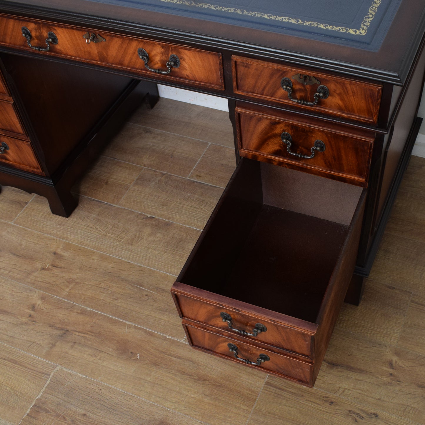 Restored Pedestal Desk