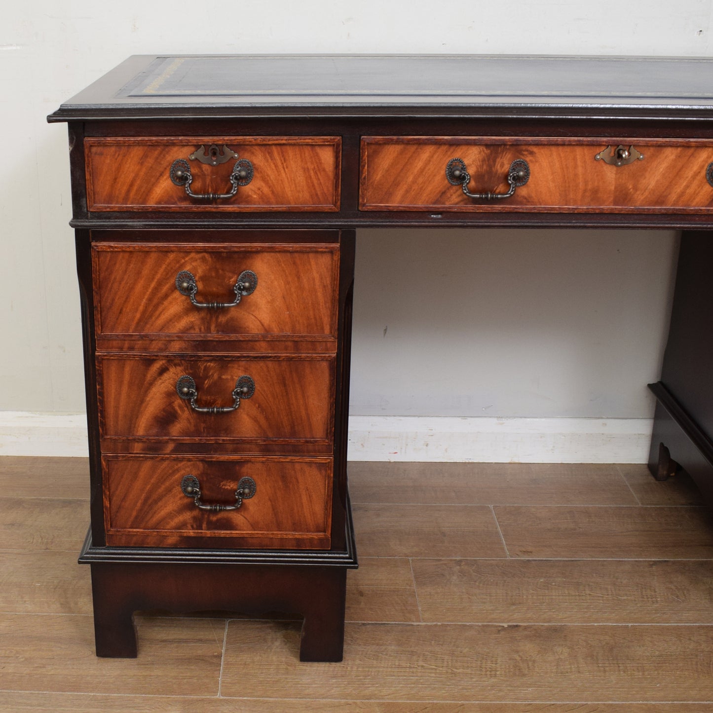 Restored Pedestal Desk