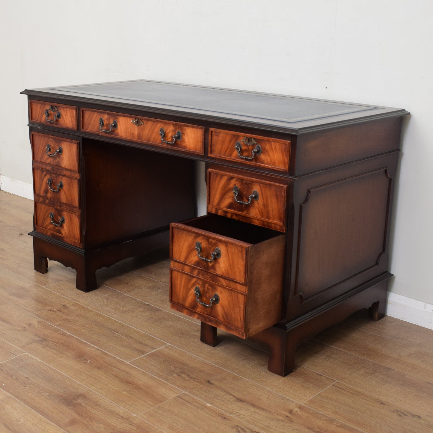 Restored Pedestal Desk