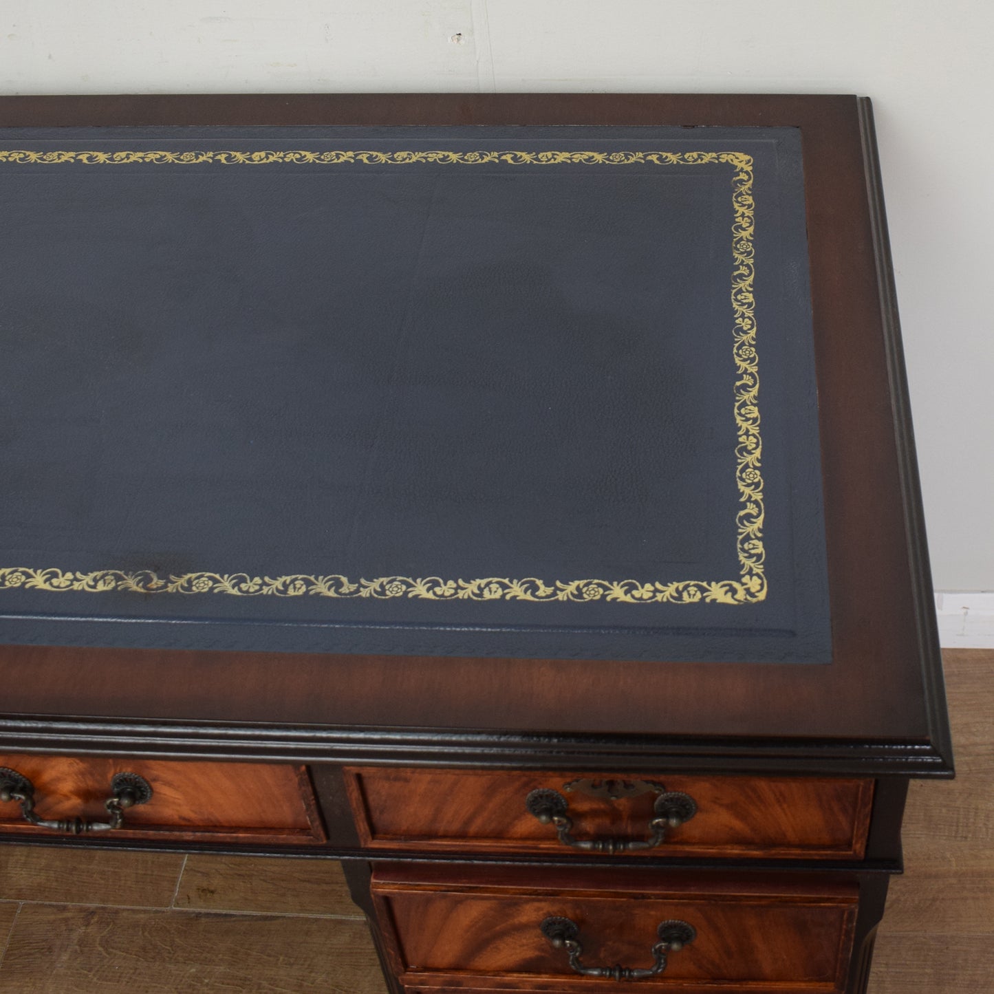 Restored Pedestal Desk