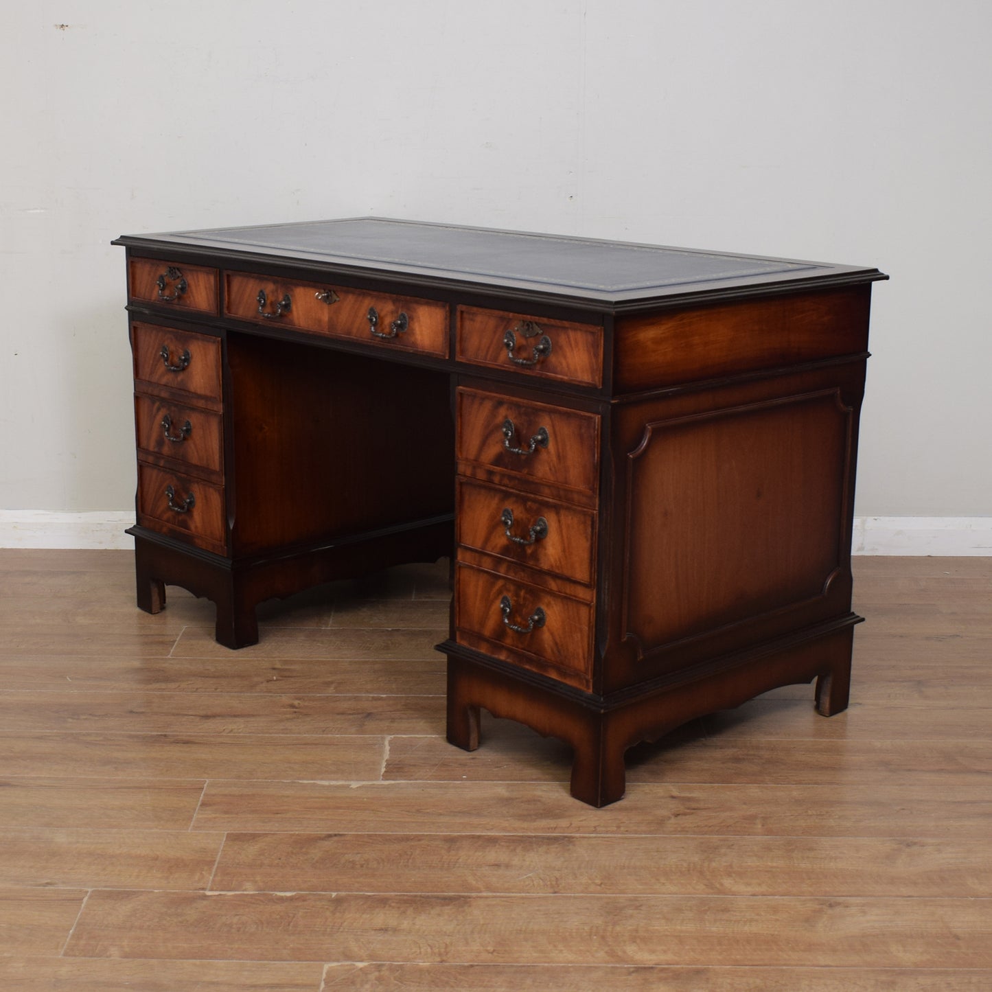 Restored Pedestal Desk