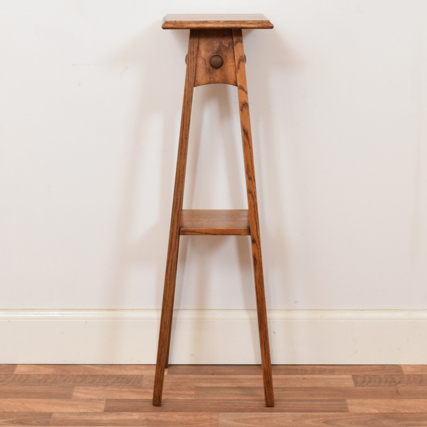 Restored Oak Plant Stand