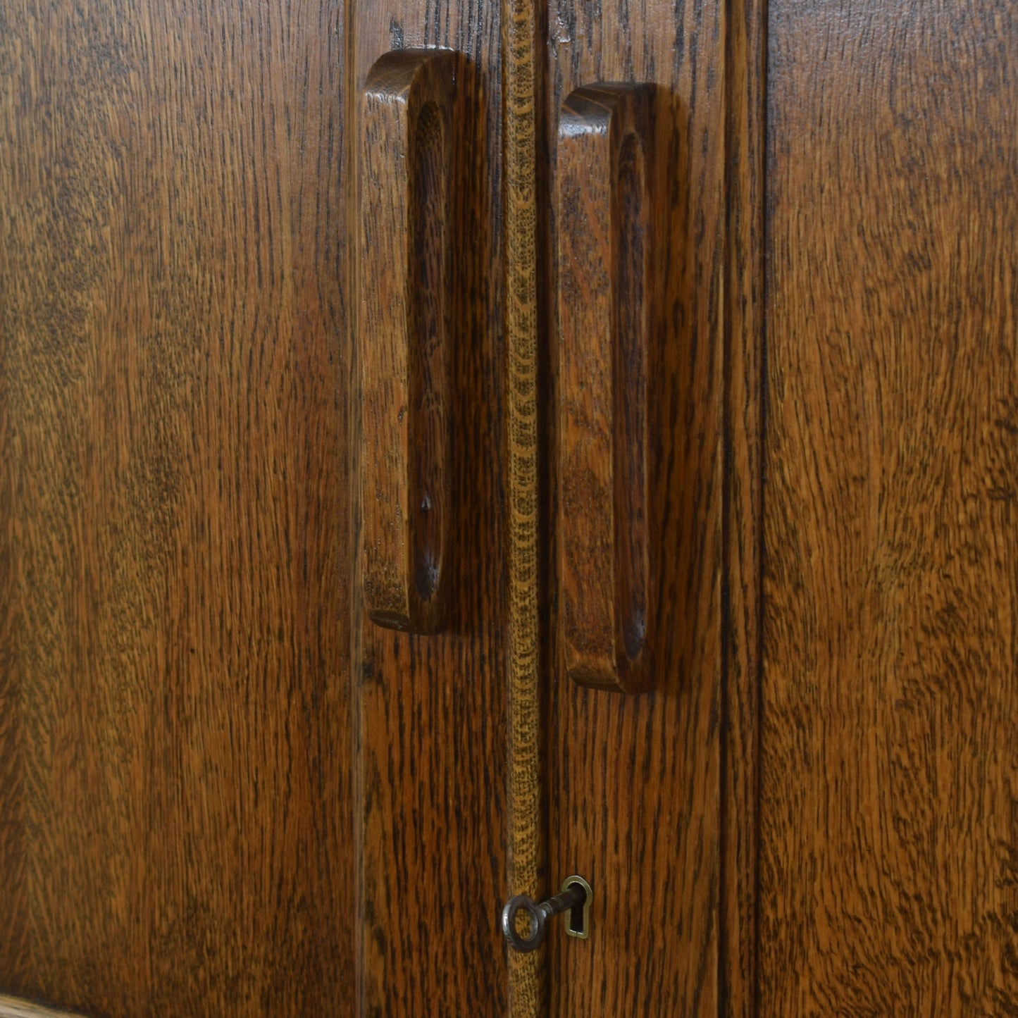 Large Double Oak Wardrobe