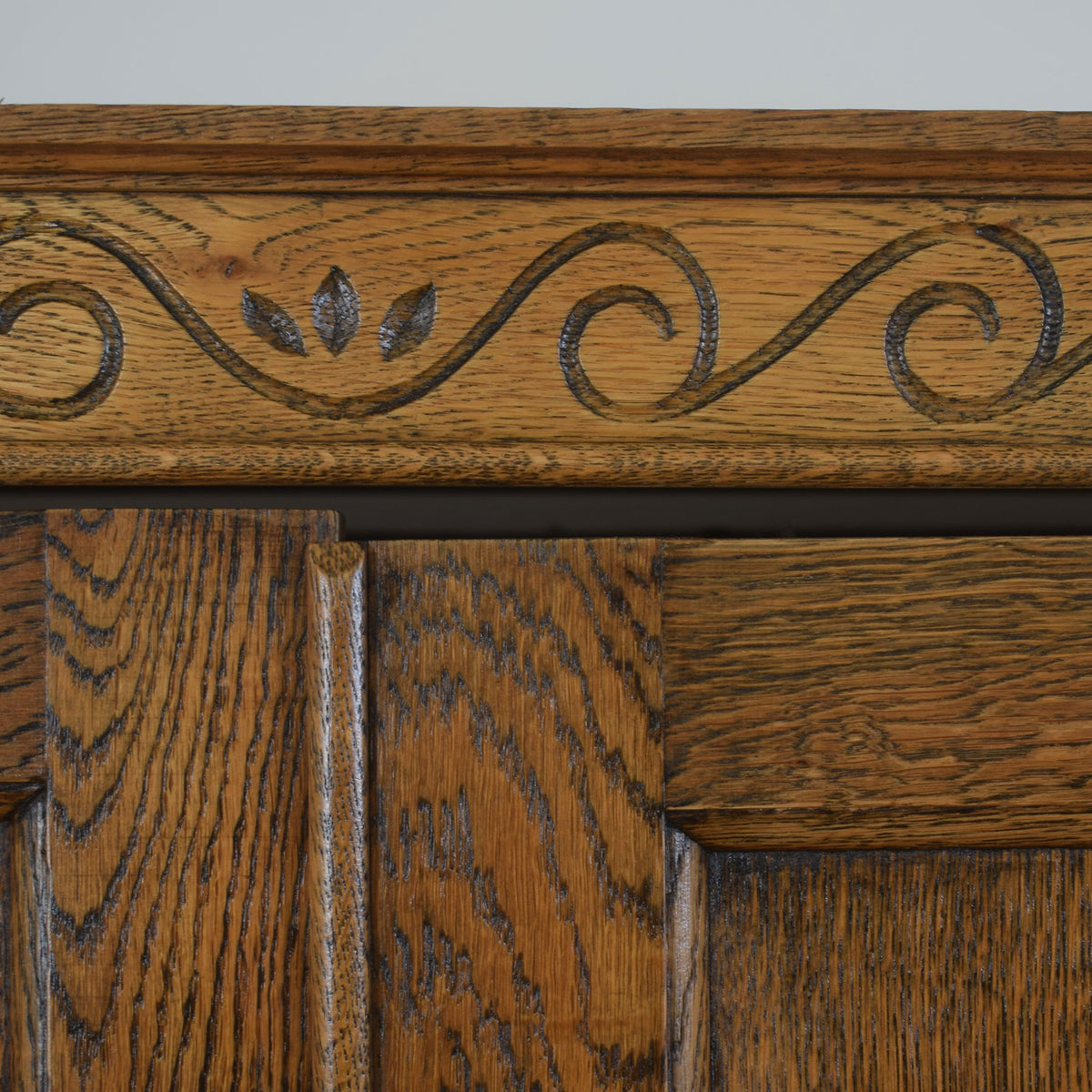 Large Double Oak Wardrobe