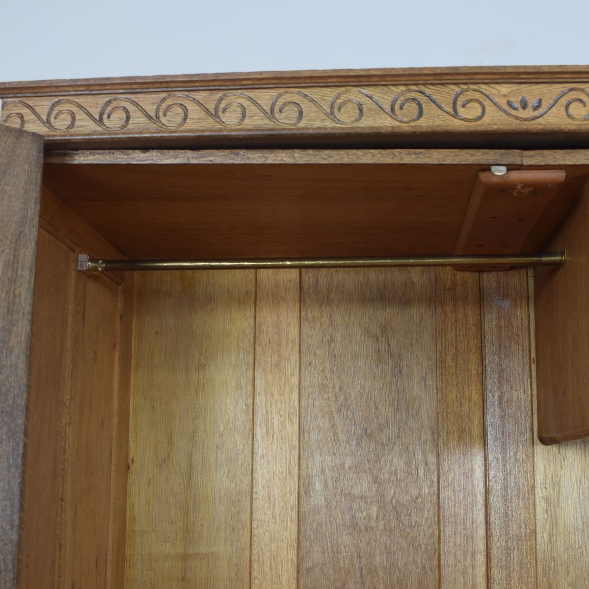 Large Double Oak Wardrobe
